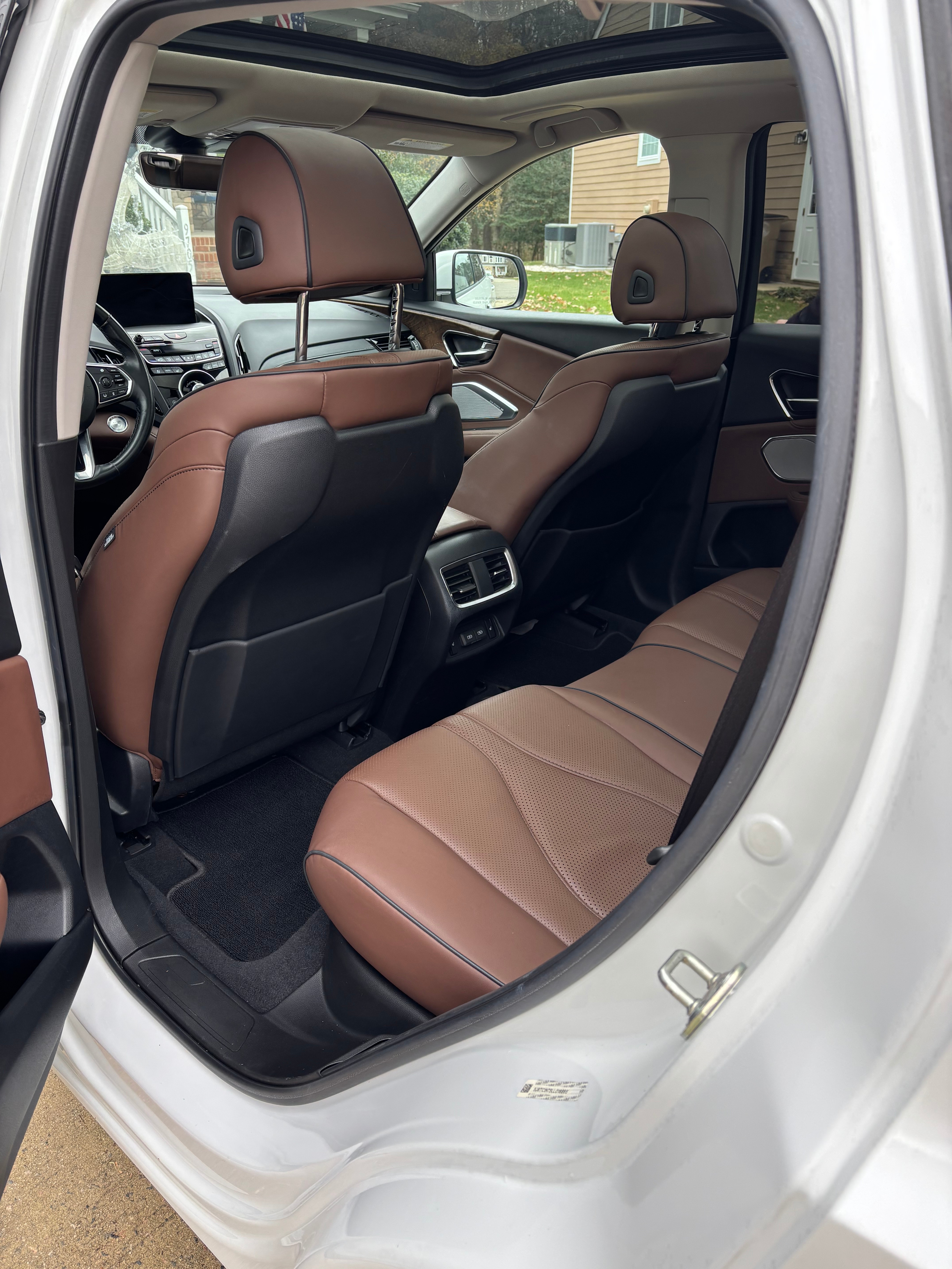 Interior cleaning - Rear seats